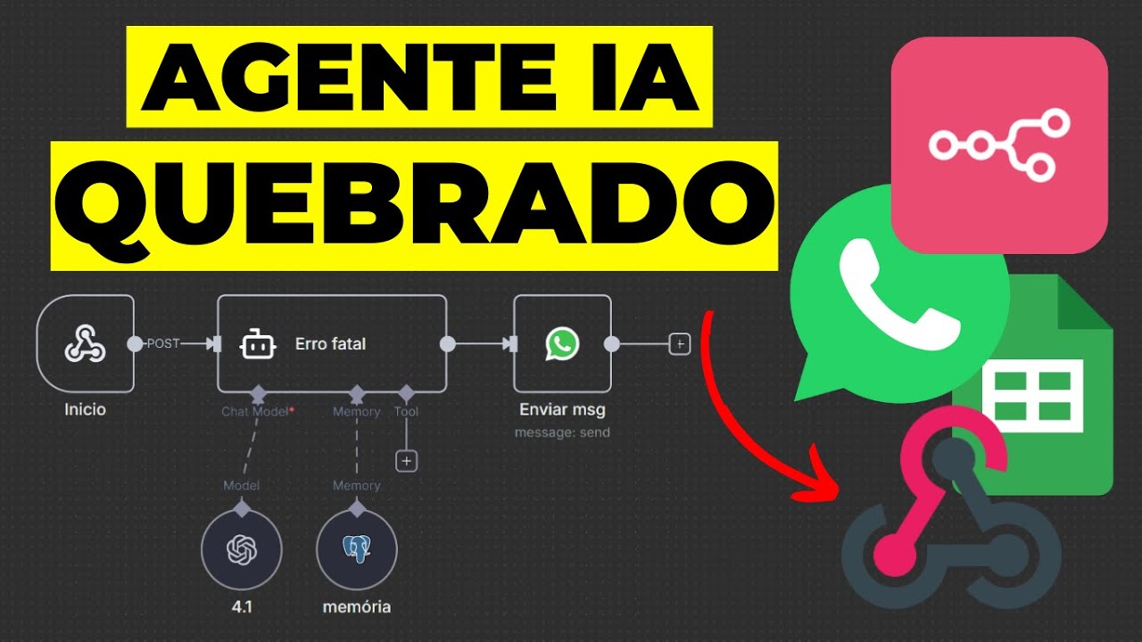 O erro que destrói 90% dos AGENTES DE IA no N8N e ninguém percebe