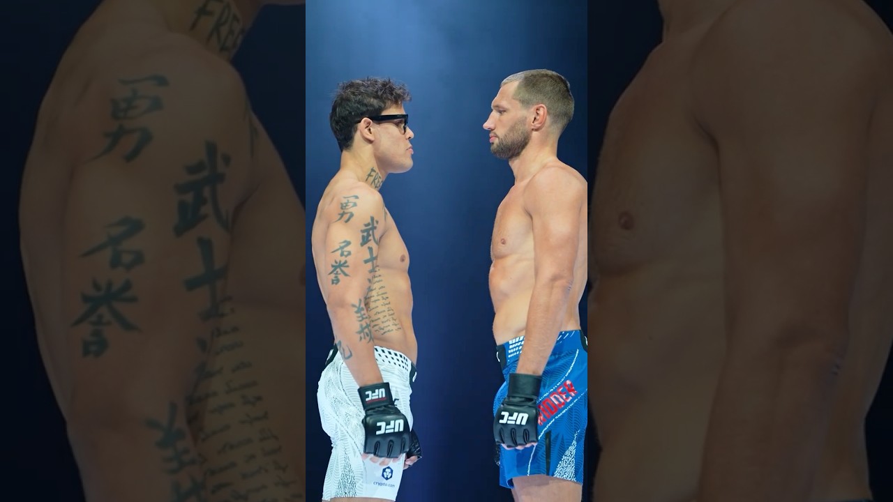 Que tal a primeira encarada entre Caio Borralho e Reinier de Ridder? 👀