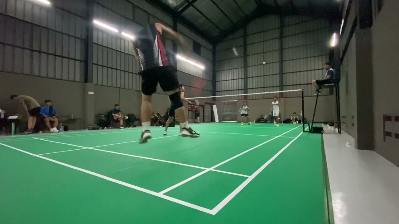 Mabar di Masgun Hall kiara condong bersama raketers