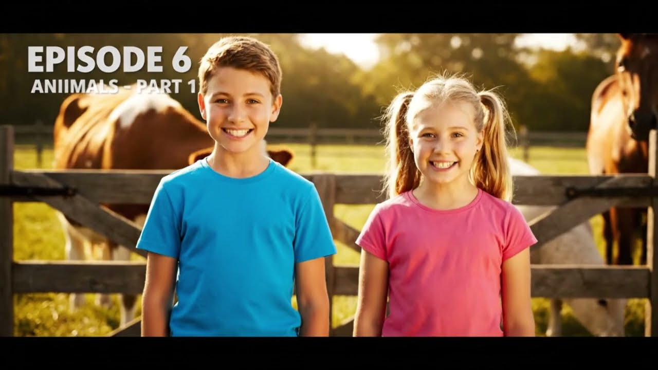 الحلقة 6 – الحيوانات الأليفة وحيوانات المزرعة  Episode 6 – Pets & Farm Animals