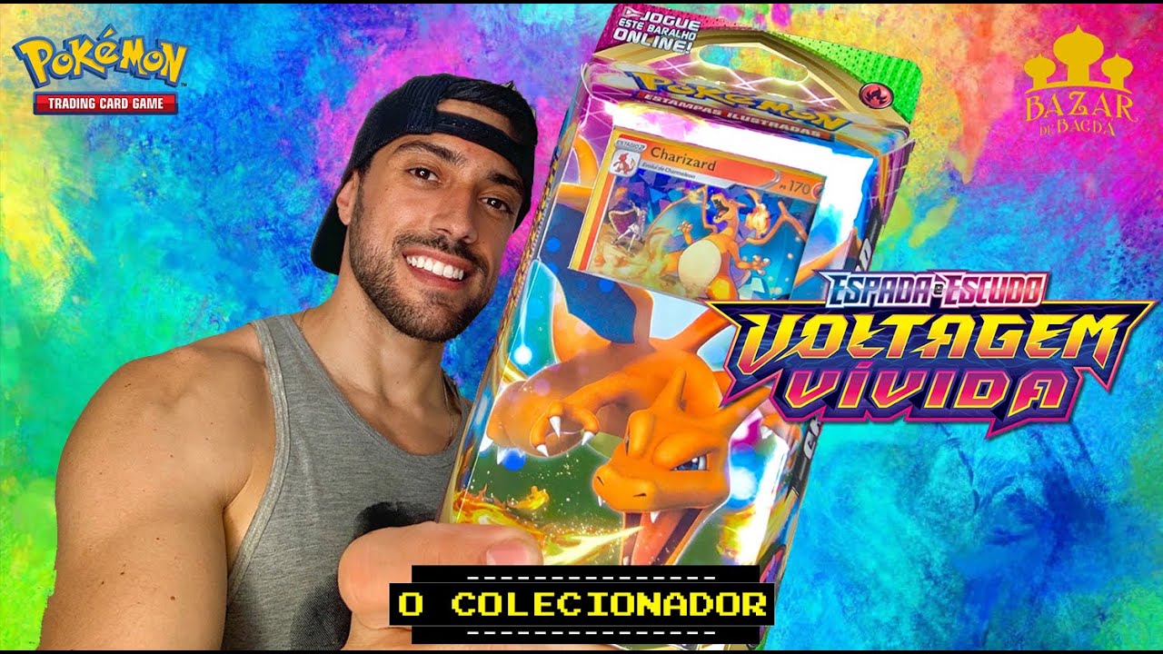DECK TEM&Aacute;TICO - #CHARIZARD - VOLTAGEM V&Iacute;VIDA - POK&Eacute;MON TCG