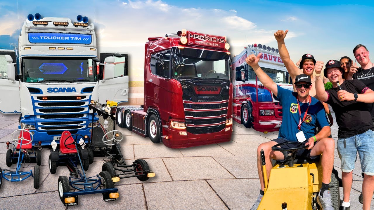 Я взял свой модифицированный SCANIA V8 на европейскую выставку грузовиков | PT2 | 