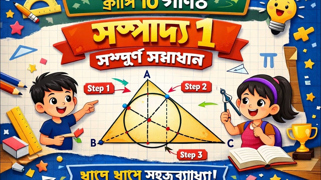 📐 Class 9 and Class 10 Geometry Editor | জ্যামিতি সম্পাদক সহজভাবে