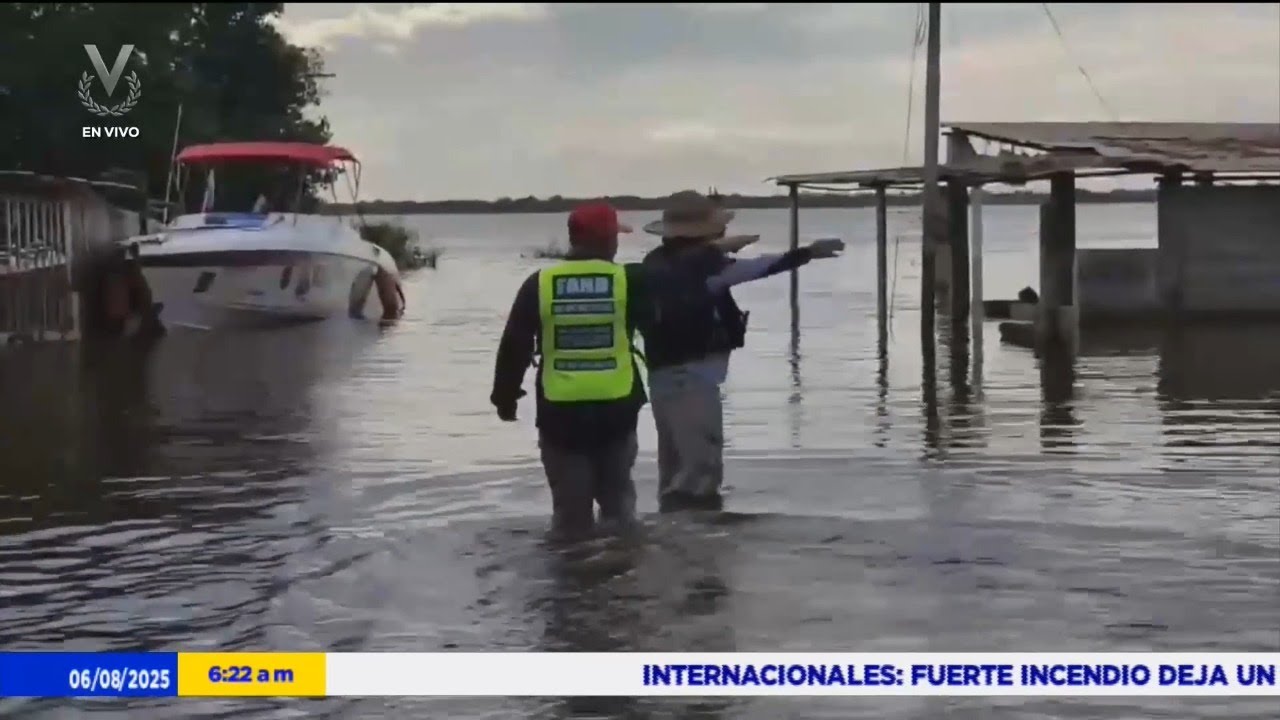 Ríos Orinoco y Caroní crecen hasta seis centímetros diarios y obligan a evacuaciones