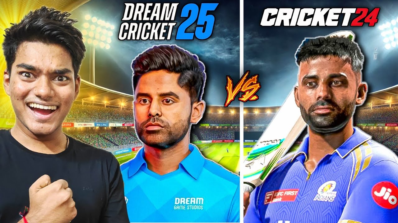 DC25 🆚 CRICKET 24 - Which game is more Realistic ???