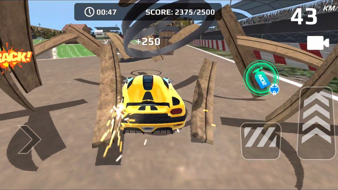 GT Car Stunt Master: НОВЫЕ невероятные небесные трамплины на арене! 🏎️ GT Car Stunt Master | Уров...