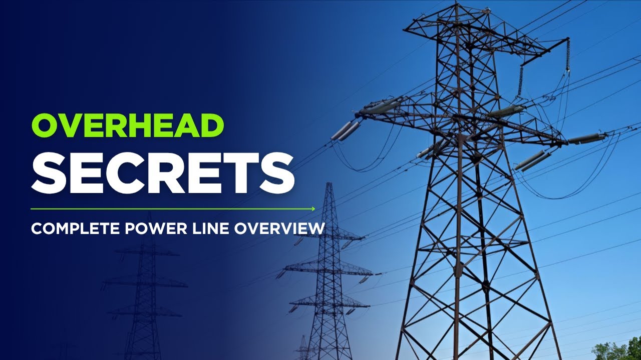 Main Components of Overhead Transmission Lines Explained | Electrical Engineering Basics