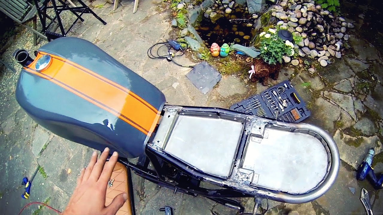 Cafe Racer Build Part 6, Making An Electrics & Battery Tray, 78 Suzuki GS550