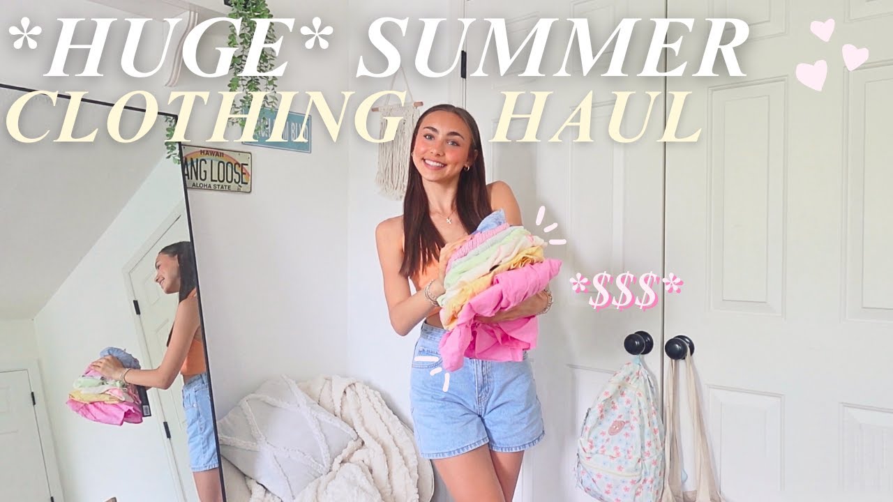 *HUGE* summer clothing try-on haul *ft. white fox boutique*