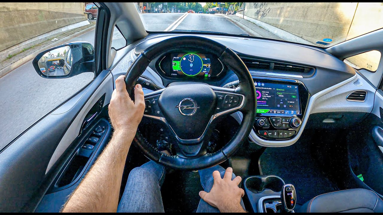 Opel Ampera-e [204 HP] TOP SPEED, 0-100 | POV Test Drive #846 Joe Black