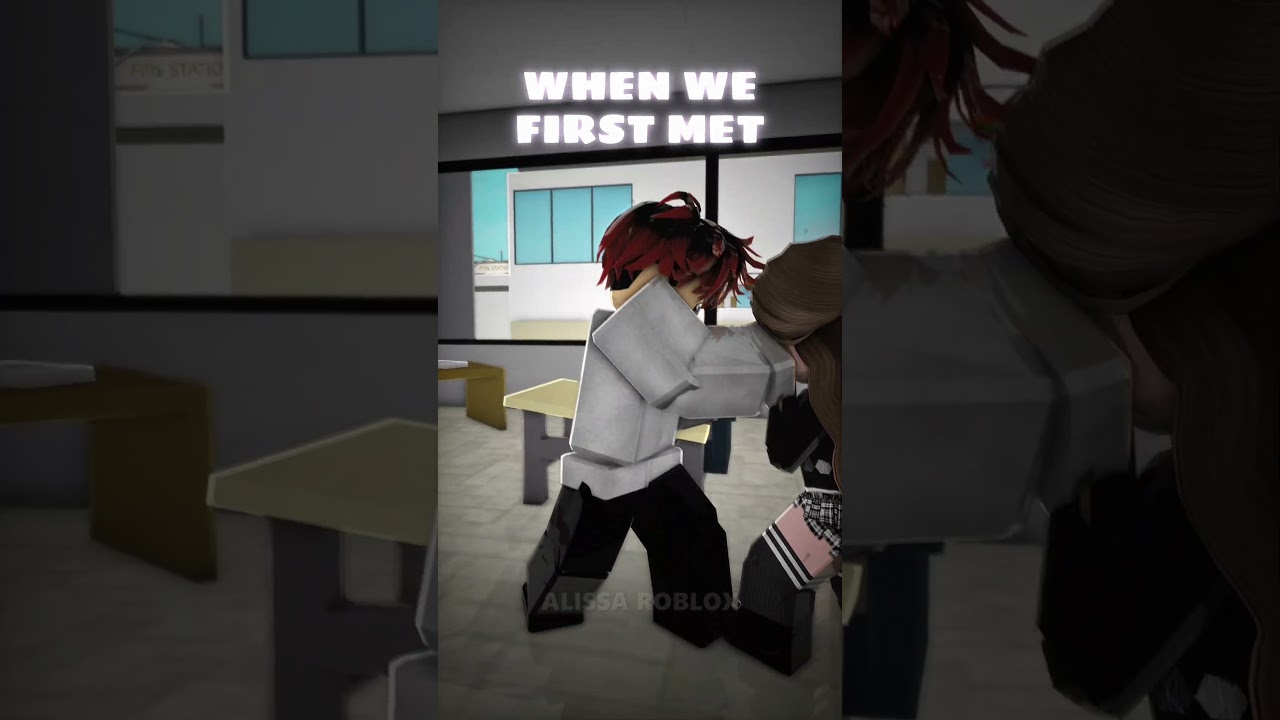how I met my boyfriend enemies to lovers roblox story #roblox #robloxshorts