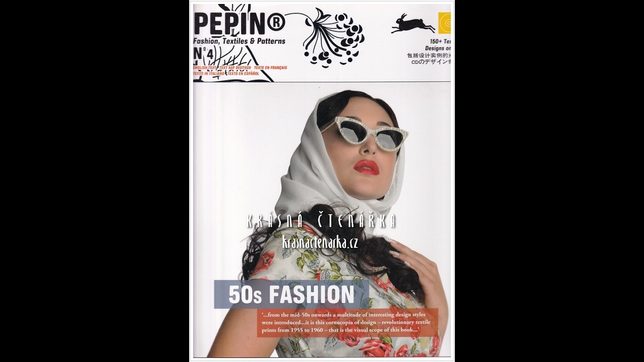PEPIN® Fashion, Textiles & Patterns No. 4: 50s FASHION (prohlídka stavu knihy)
