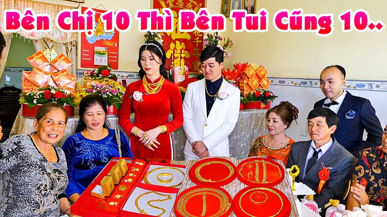 Đám Cưới CÔ DÂU HIỀN MẸ CHỒNG THƯƠNG CHO NHIỀU VÀNG KIM CƯƠNG Thêm Của Hồi Môn Hoành Tráng Quá