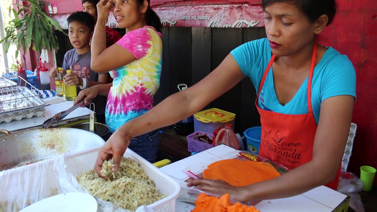 Filipino Ilocos-style street empanada