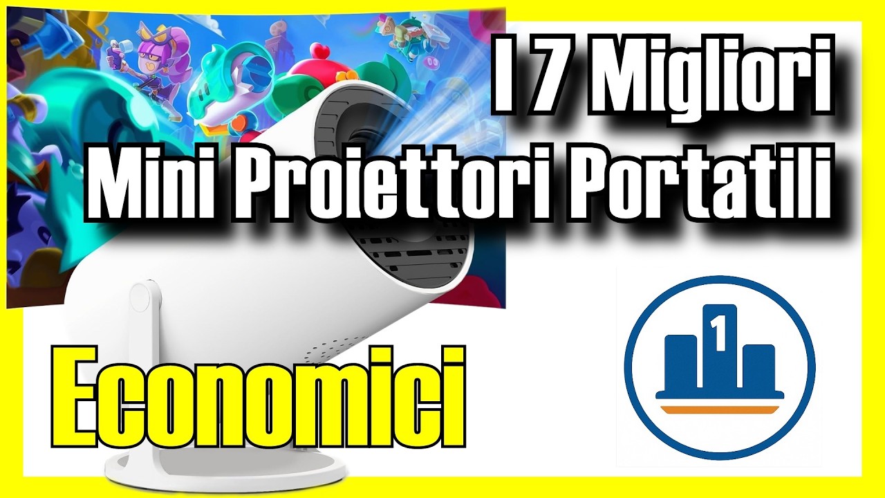 🎥 I 7 MIGLIORI Mini Proiettori Portatili ECONOMICI su Amazon [2026] ✅ [Qualit&agrave;/Prezzo] 4K