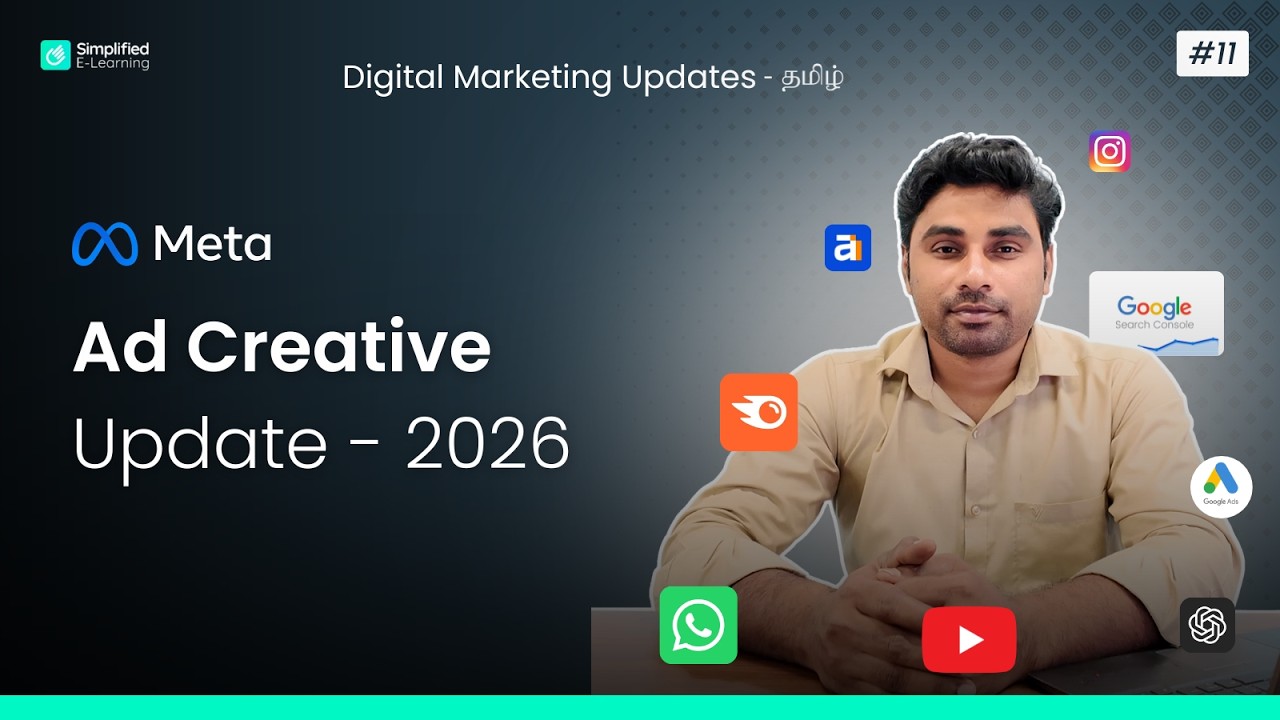 Meta Ad Creative Update 2026 - Explained in Tamil | Digital Marketing in Tamil #11