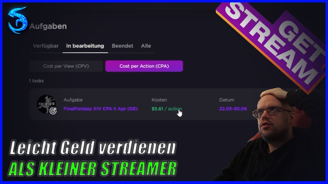 SO verdienst du als KLEINER Streamer GELD mit WENIG Aufwand | GET STREAM