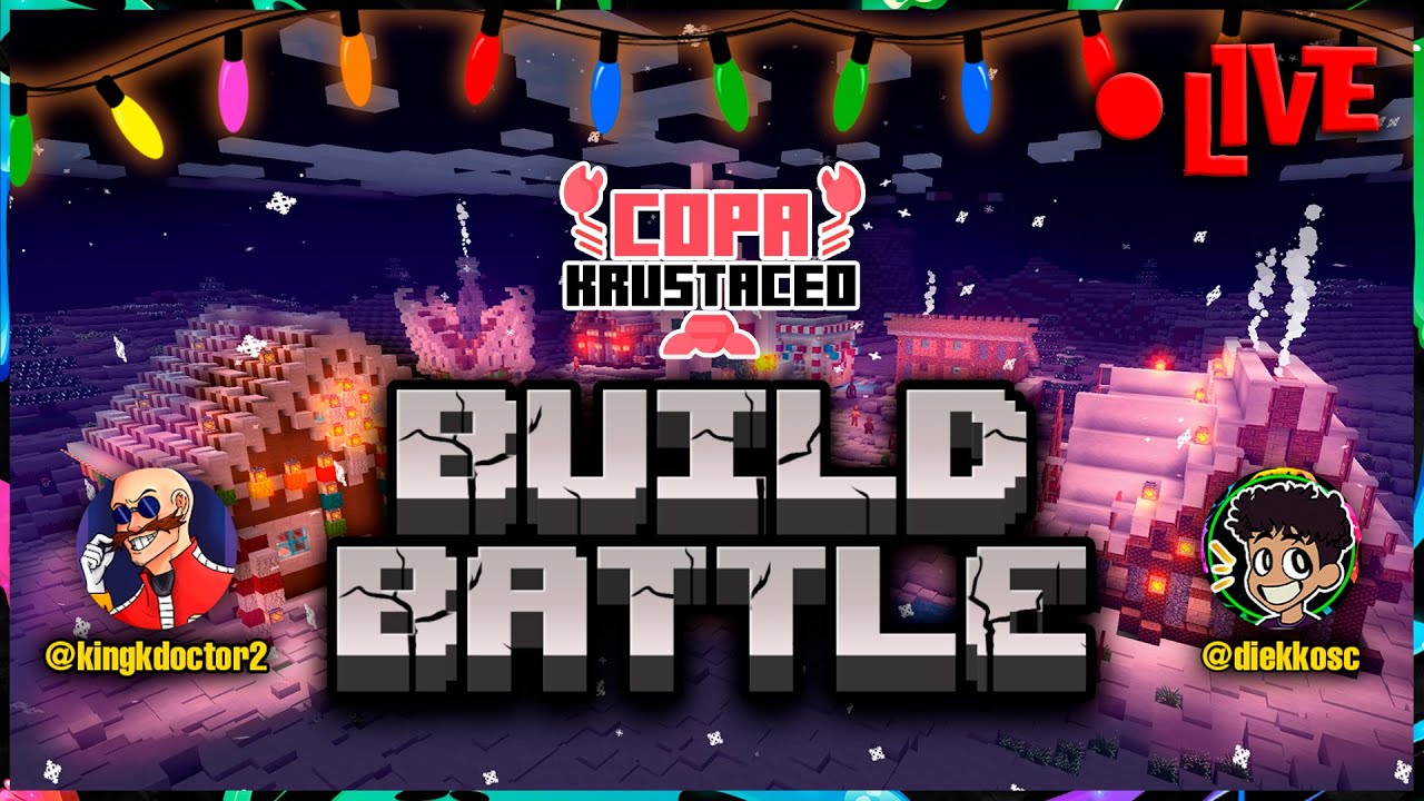 COPA KRUSTACEO 🦀 | 🚧BUILD BATTLE Navideño🚧 | Evento Navideño MINECRAFT