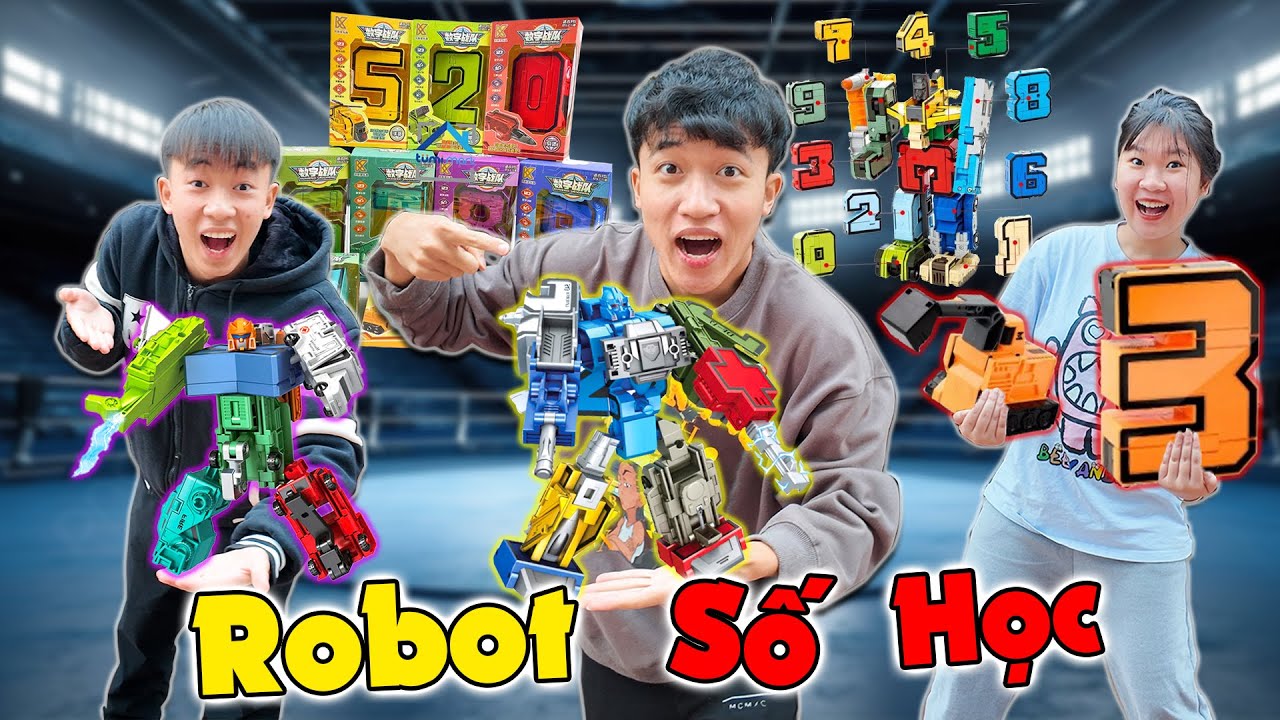Đại Chiến Lắp Ráp Robot Số Học - Robot Nào Chất Hơn ? | Anh Tóc Xoăn