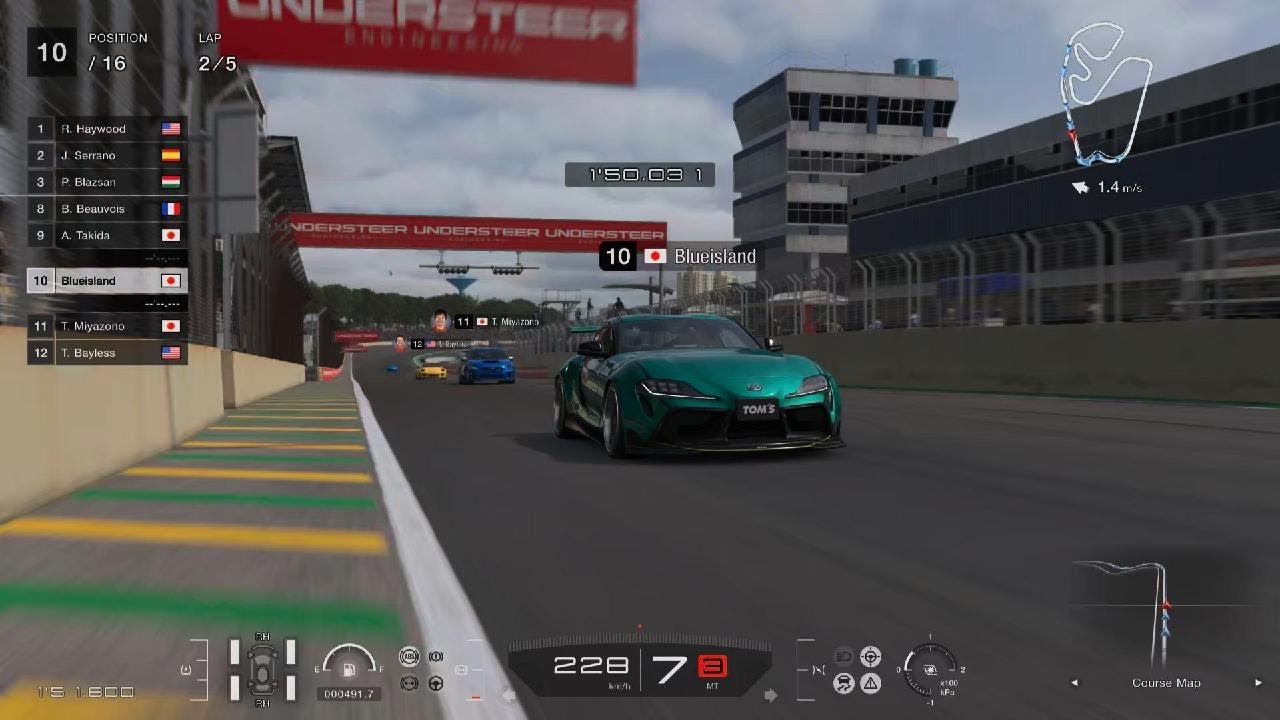 TOM'S GRスープラ RZ '20 / ワールドツーリングカー 600 / インテルラゴスサーキット　グランツーリスモ 7_20251222141507