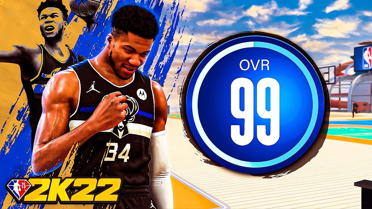 99 OVR GIANNIS ANTETOKOUNMPO BUILD is UNSTOPPABLE on NBA 2K22