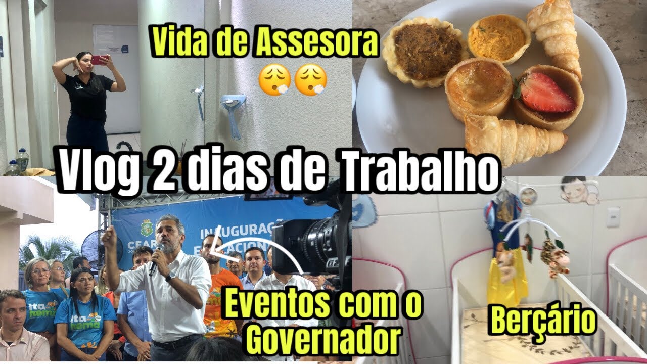 VLOG 2 DIAS DE TRABALHO😮‍💨🤧-FUI PARA UM EVENTO DO GOVERNADOR-INALGURAÇÃO DE UMA ESCOLA-😍😍