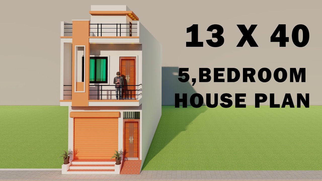 Small 5 Bedroom House Elevation,3D Dukan Or Ghar Ka Naksha,Best House Elevation 2023