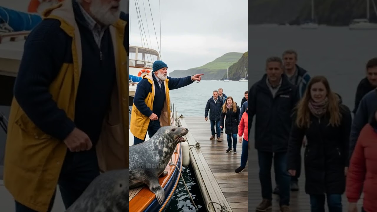 Seal Prevents A Deadly Boat Accident! #rescue #animals #wildlife