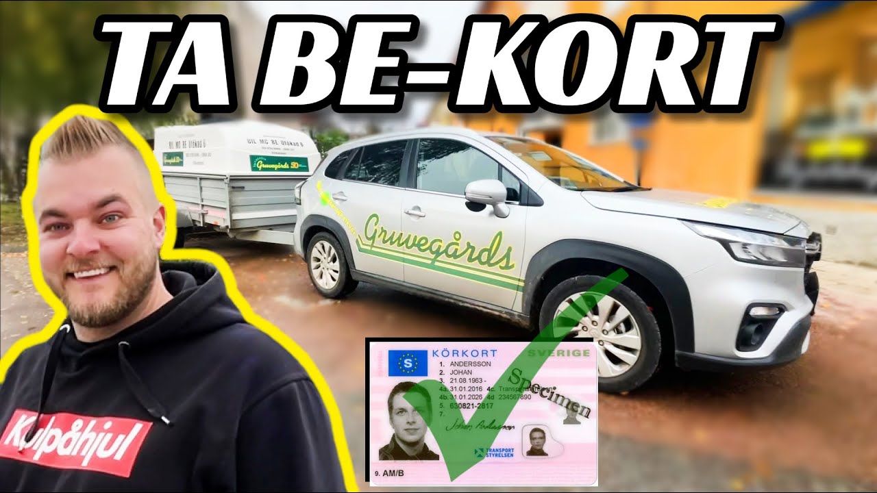 SÅ HÄR TOG JAG MITT BE-KÖRKORT *äntligen* - [VLOGG #535]