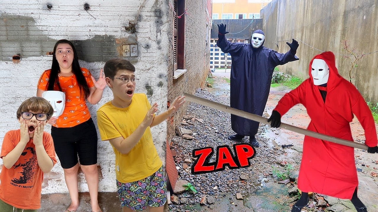 O ZAP VOLTOU PARA PEGAR A MÁSCARA E INVADIU UMA CASA ABANDONADA E DEIXOU UM RECADO !! FILME COMPLETO