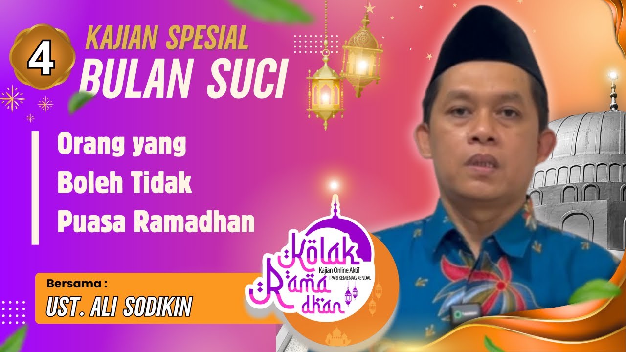 ORANG YANG BOLEH TIDAK PUASA RAMADHAN 🟡 USTADZ ALI SODIKIN