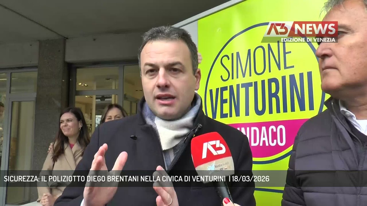SICUREZZA: IL POLIZIOTTO DIEGO BRENTANI NELLA CIVICA DI VENTURINI  | 18/03/2026
