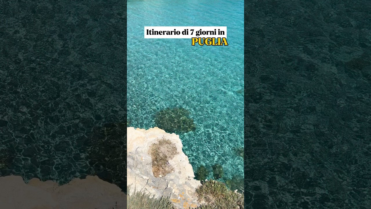 Itinerario di 7 giorni in Puglia #puglia #salento #itinerario
