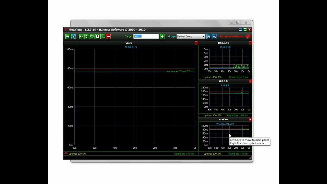 MetaPing FREE Visual Ping Monitor