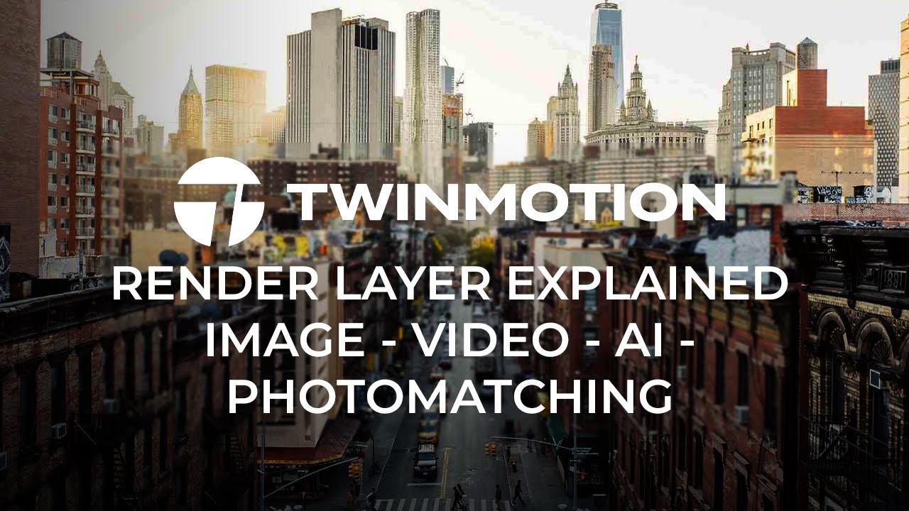 Twinmotion 2024.1 - Render layer explained for image, video and AI