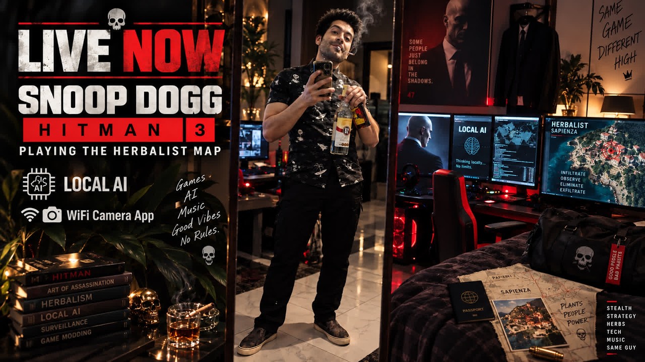 HITMAN LIVE 💀 Snoop Dogg&rsquo;s The Herbalist vs My Last Two Brain Cells