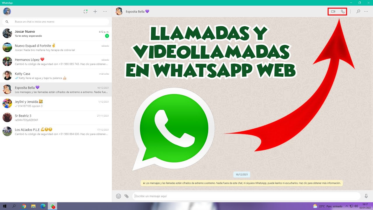 Como HACER una VIDEOLLAMADA en WHATSAPP WEB (ACTIVAR VIDEOLLAMADAS en WHATSAPP PC)