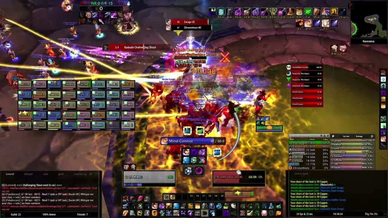 Naxx 40 Turtle WoW Shadow Priest PoV 19.02.26 (44:03min - New record)