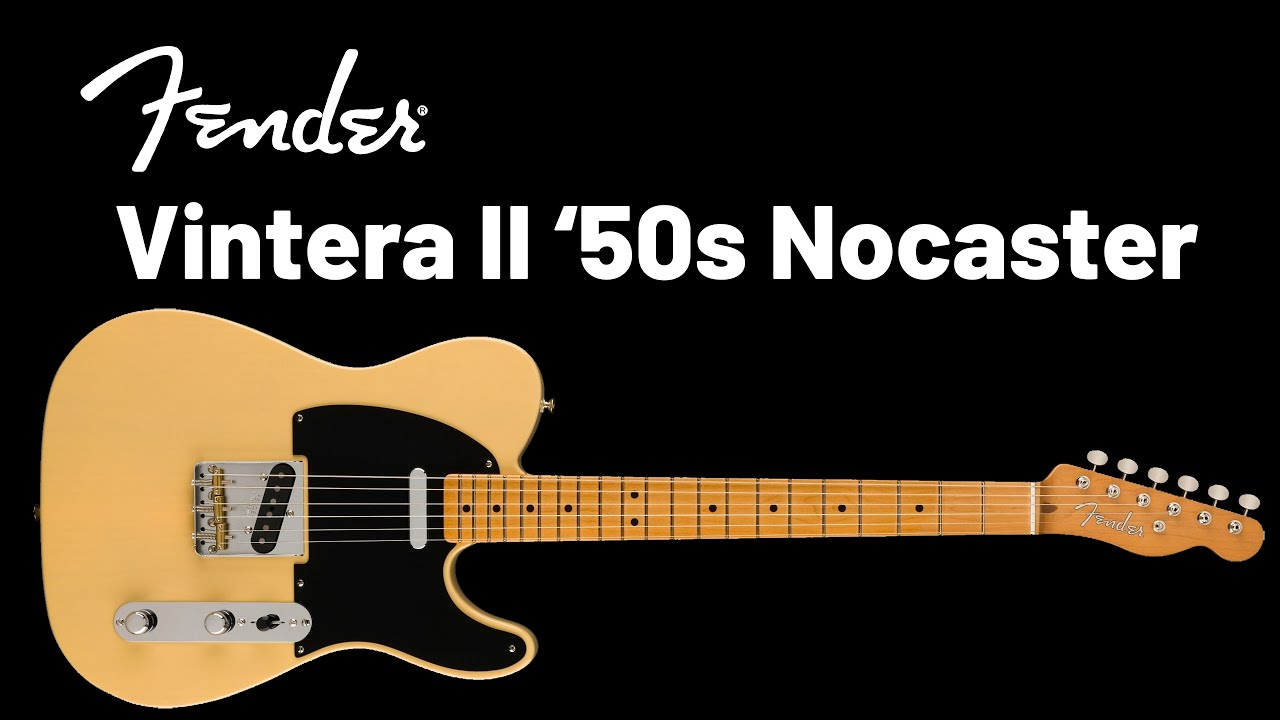 Fender Vintera Il '50s Nocaster Electric Guitar - Blackguard Blonde