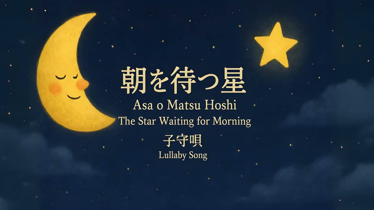 朝を待つ星 (The Star Waiting for Morning) Lullaby 1 Hour Loop ✨ Sleep Music