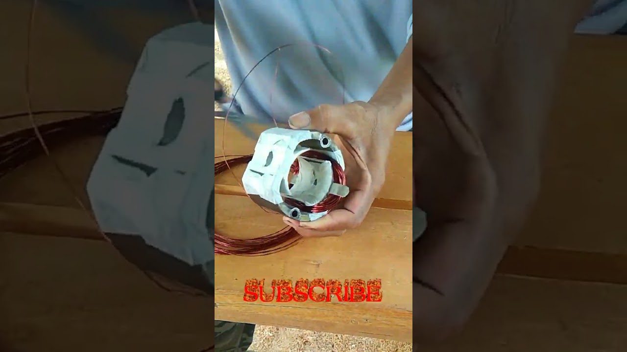 Cara mudah gulung sendiri spul/stator sirkel, serut, propil/router dgn bahan seadanya