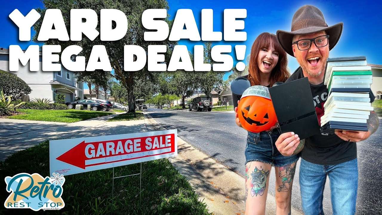 Thrifting Yard Sales For Movies, Video Games, Vintage Halloween, Disney, & More In Clermont Florida