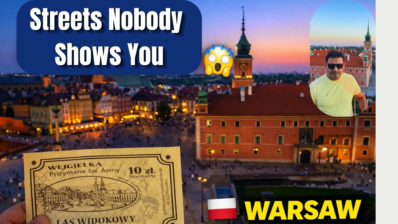 Walking Through Warsaw Old Town — Streets Nobody Shows You [4K]