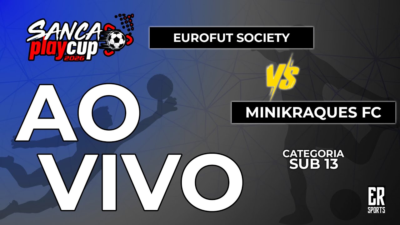 EUROFUT SOCIETY X MINIKRAQUES FC - SUB 13 | 19/01/2026 | AO VIVO | SANCA CUP | FABER CASTELL I
