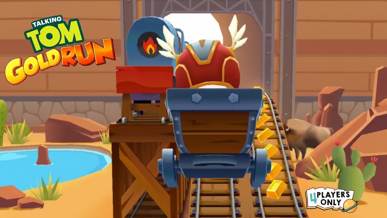 Talking Tom Gold Run | MINING CART RIDE New Map, Update By Outfit7 Limited