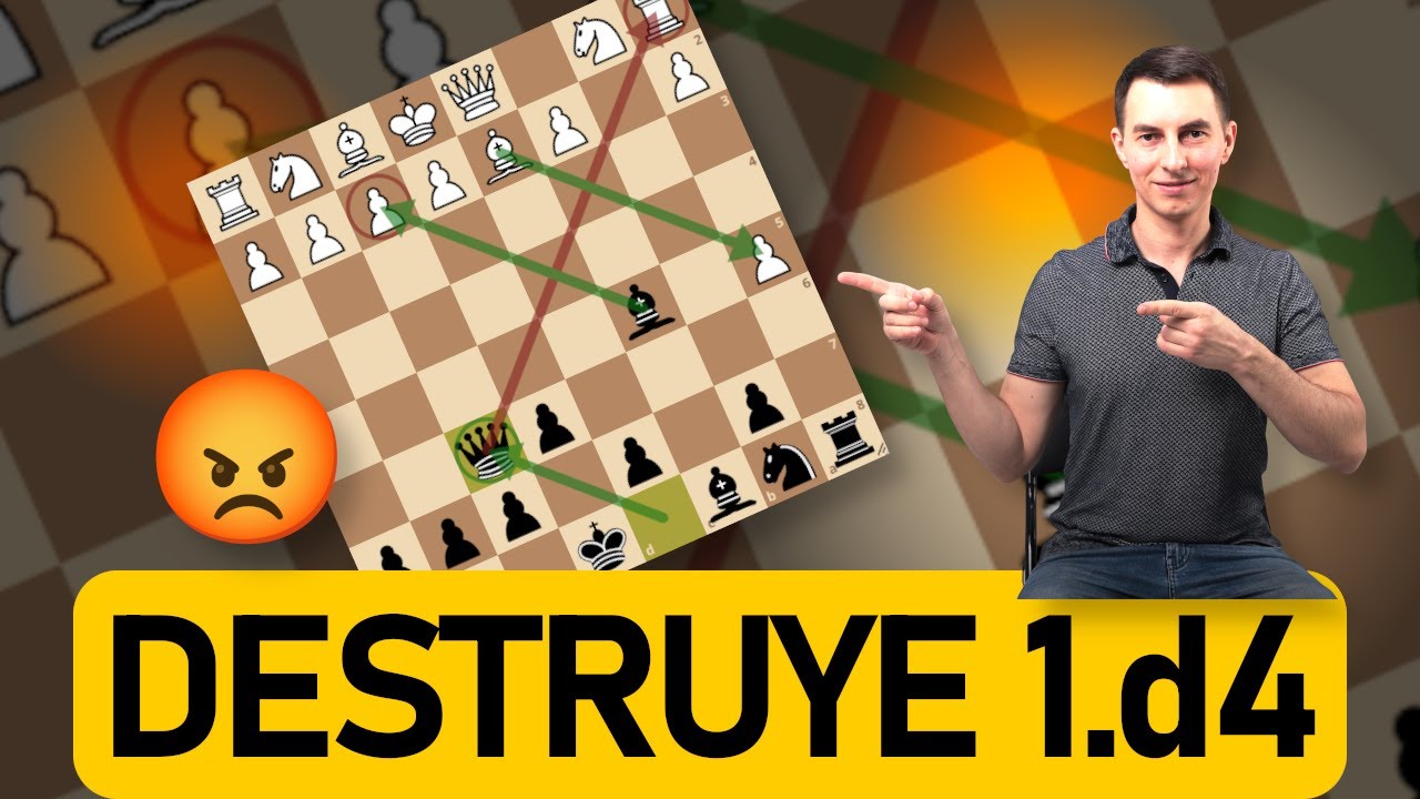 Destruye 1.d4 con esta apertura agresiva [😡 ¡Los jugadores del Londres la odian!]