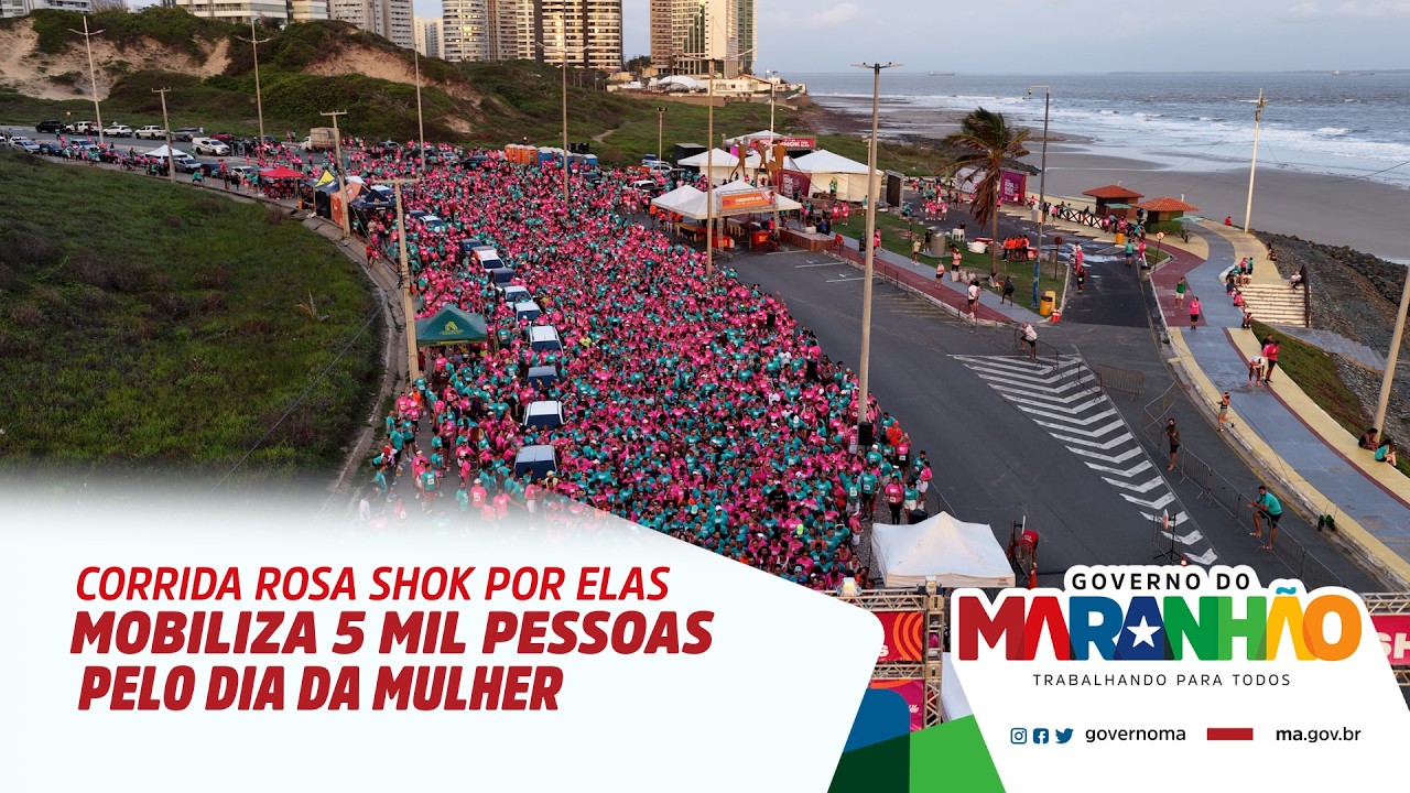 Corrida Rosa Shok por Elas mobiliza 5 mil pessoas pelo Dia da Mulher