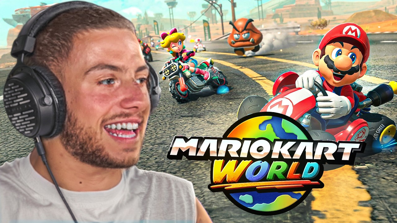 JE DÉCOUVRE LE NOUVEAU MARIO KART sur LA SWITCH 2 ! (j’ai beaucoup ragé)
