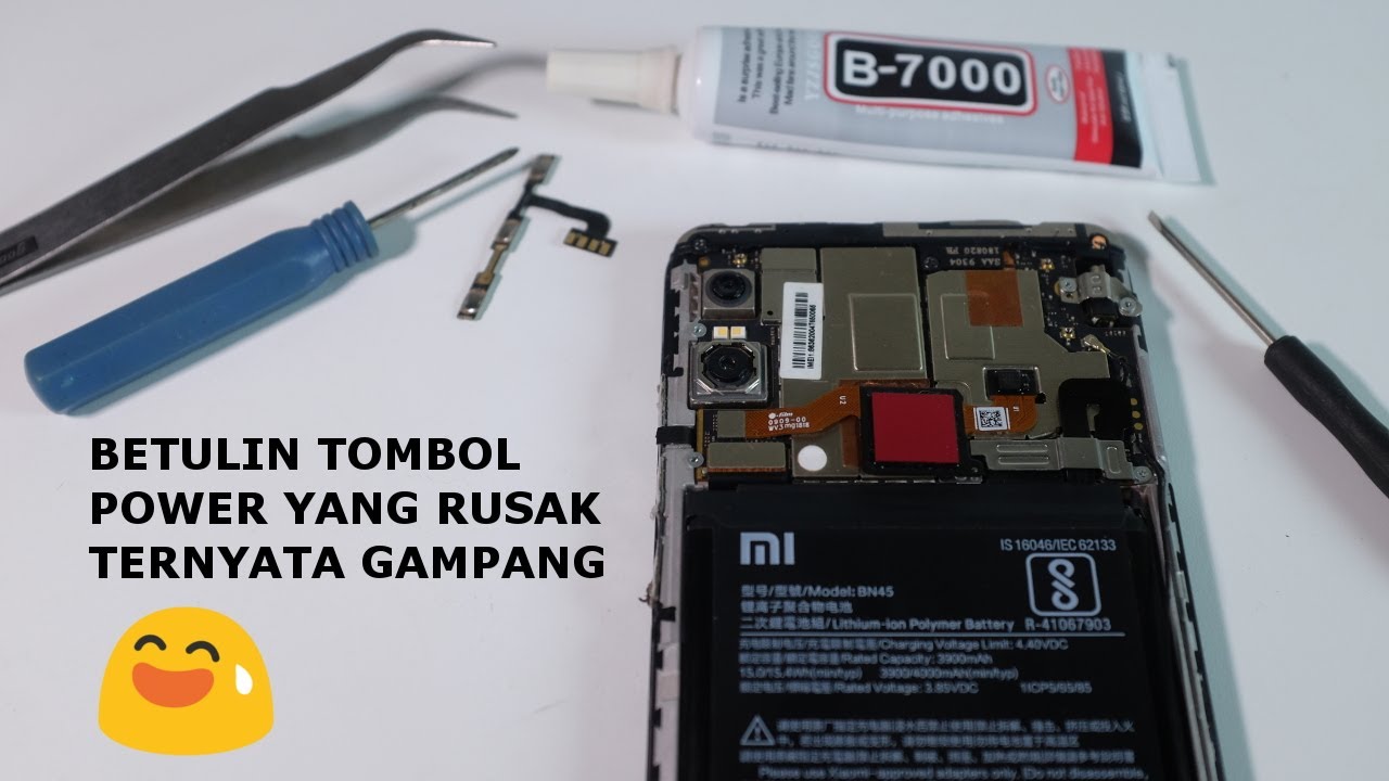 Cara Memperbaiki Tombol Power Xiaomi Redmi Note 5 - Ganti Flexible On Off