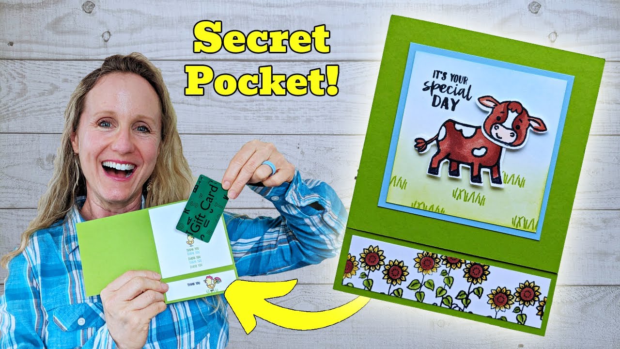 Easy Fun Fold Card with Gift Card Holder